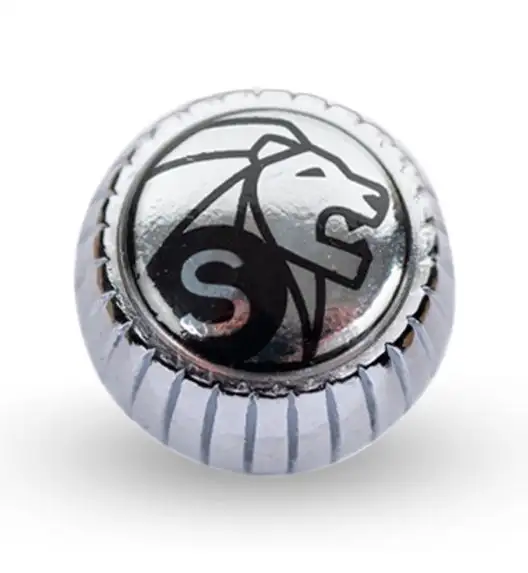 PEUGEOT Nakrętka błyszcząca do młynków - sól / chrom