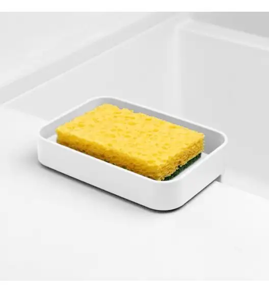 WYPRZEDAŻ! BLIM PLUS Ociekacz na gąbkę biały funkcjonalny / tworzywo sztuczne