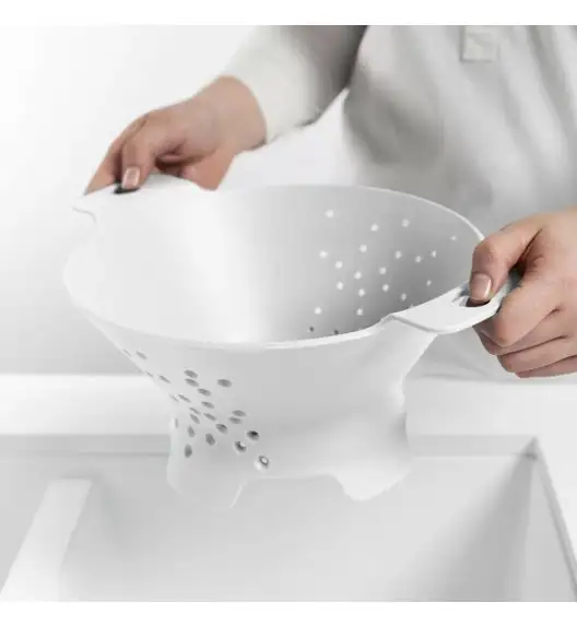 WYPRZEDAŻ! BLIM PLUS Durszlak / sitko biały / funkcjonalny / innowacyjny