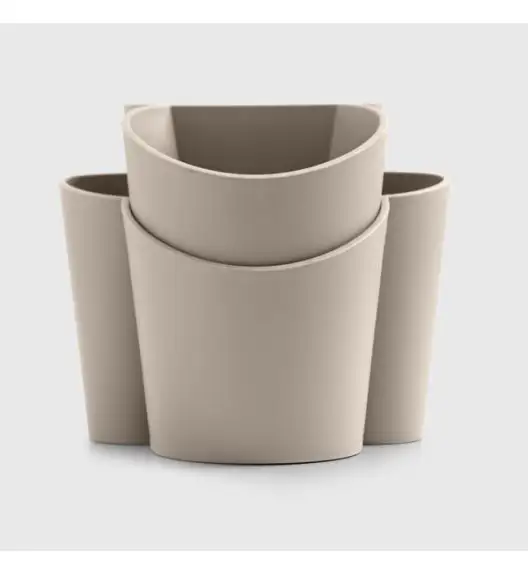 WYPRZEDAŻ! BLIM PLUS Pojemnik na sztućce z przegrodami / brązowy