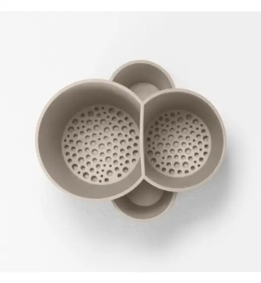 WYPRZEDAŻ! BLIM PLUS Pojemnik na sztućce z przegrodami / brązowy