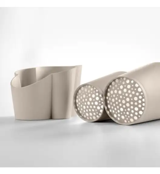 WYPRZEDAŻ! BLIM PLUS Pojemnik na sztućce z przegrodami / brązowy