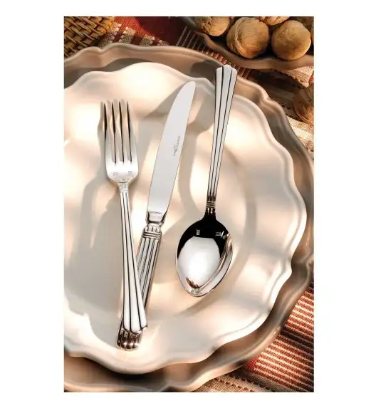 WYPRZEDAŻ! ETERNUM BYBLOS Sztućce Nóż obiadowy LUZ / połysk