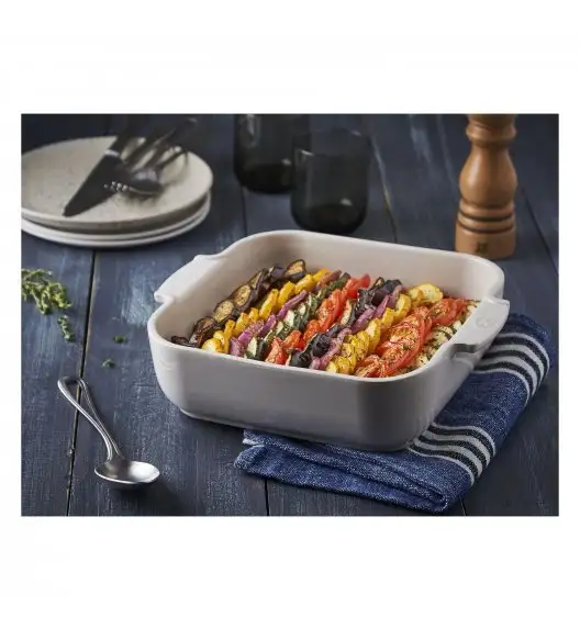 WYPRZEDAŻ! PEUGEOT APPOLIA Naczynie prostokątne / 32 cm / ecru