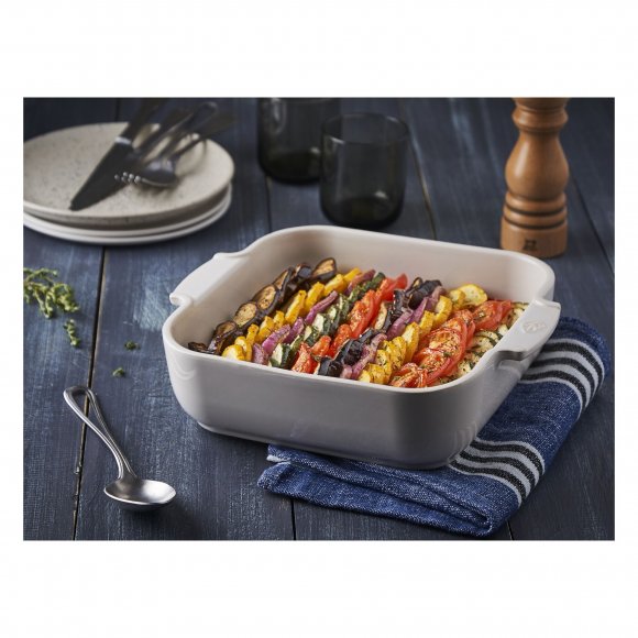 WYPRZEDAŻ! PEUGEOT APPOLIA Naczynie prostokątne / 32 cm / ecru