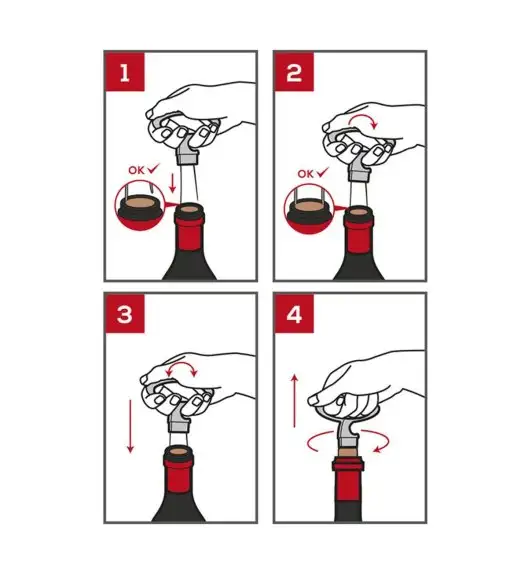 WYPRZEDAŻ! PEUGEOT MATHUS Otwieracz do starych korków / korkociąg kalifornijski / bazaltowy