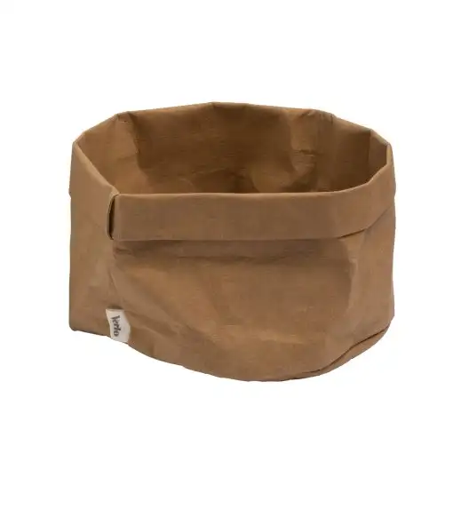 WYPRZEDAŻ! VERLO Koszyk / torba na pieczywo 17,5 x 16 cm / brązowa