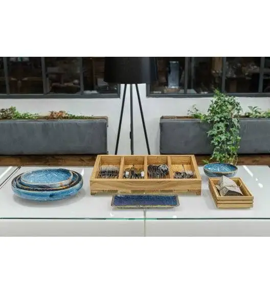 WYPRZEDAŻ! VERLO DEEP BLUE Talerz głęboki / salaterka 23,5 cm / porcelana