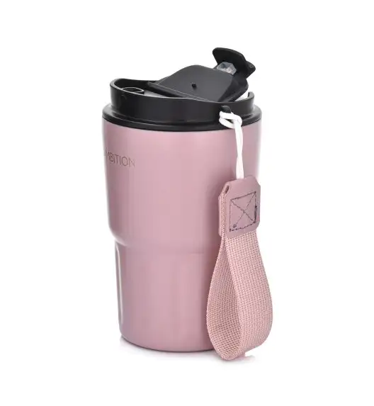 AMBITION FERN Kubek termiczny 350 ml / różowy
