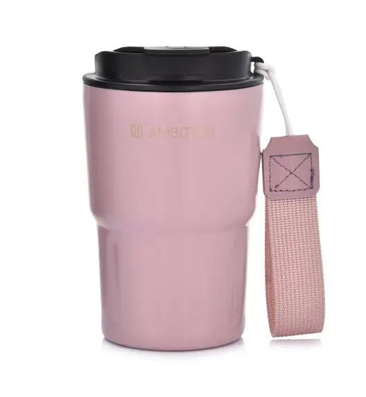 AMBITION FERN Kubek termiczny 350 ml / różowy