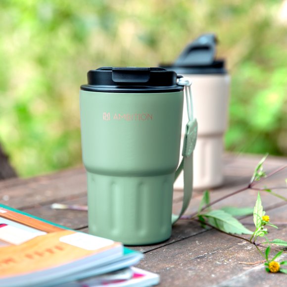 AMBITION FERN Kubek termiczny 350 ml / zielony