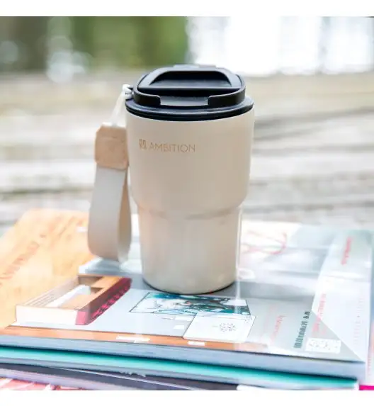 AMBITION FERN Kubek termiczny 350 ml / cappucino