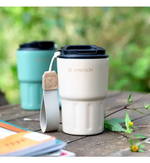 AMBITION FERN Kubek termiczny 350 ml / cappucino