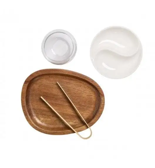 WYPRZEDAŻ! VERLO Talerz / deska do serwowania 13 x 16 cm / drewno akacjowe