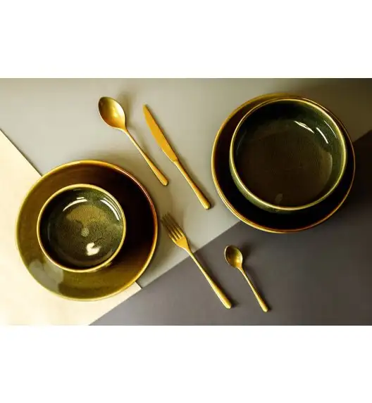 WYPRZEDAŻ! VERLO LUI GOLD Widelec przystawkowy LUZ / stal nierdzewna