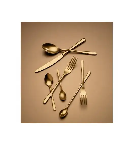 WYPRZEDAŻ! VERLO LUI GOLD Widelec przystawkowy LUZ / stal nierdzewna