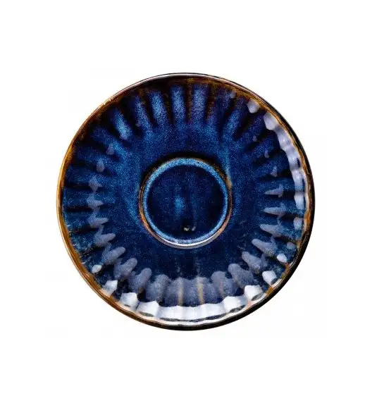 WYPRZEDAŻ! VERLO DEEP BLUE Spodek do filiżanki 15 cm