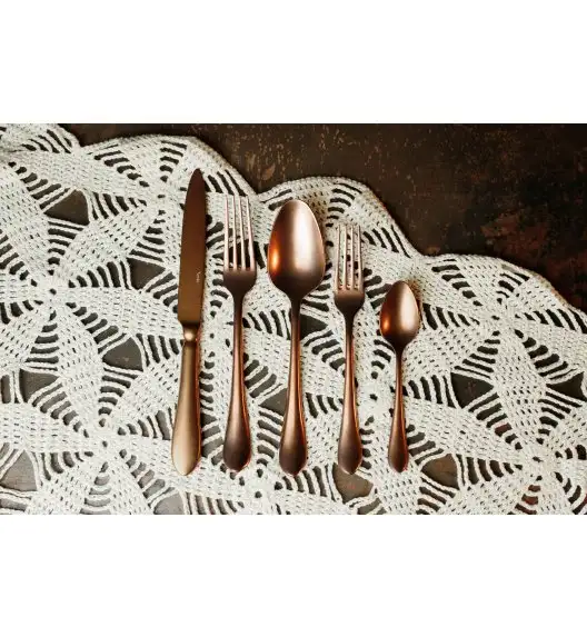 WYPRZEDAŻ! VERLO DESTELLO COPPER Nóż obiadowy LUZ / stal nierdzewna