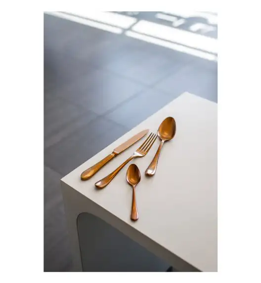 WYPRZEDAŻ! VERLO DESTELLO COPPER Nóż obiadowy LUZ / stal nierdzewna