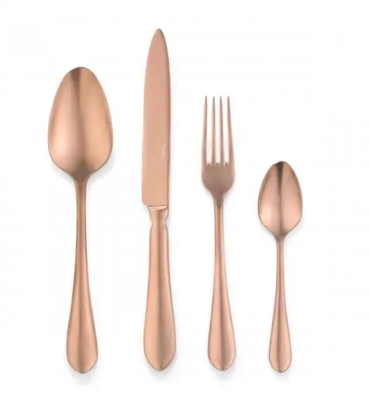 WYPRZEDAŻ! VERLO DESTELLO COPPER Nóż obiadowy LUZ / stal nierdzewna