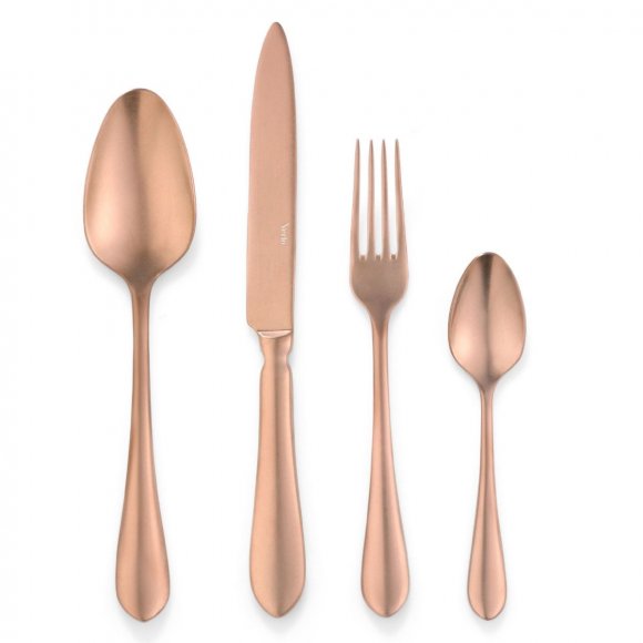 WYPRZEDAŻ! VERLO DESTELLO COPPER Nóż obiadowy LUZ / stal nierdzewna