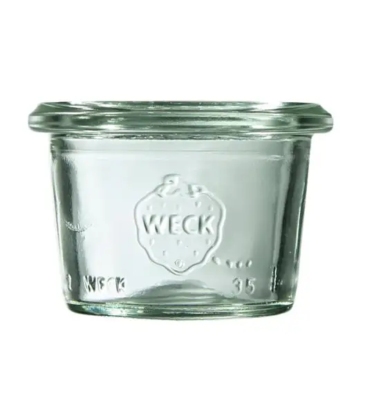 WYPRZEDAŻ! WECK Komplet 12 słoików na przetwory bez pokrywki 35 ml