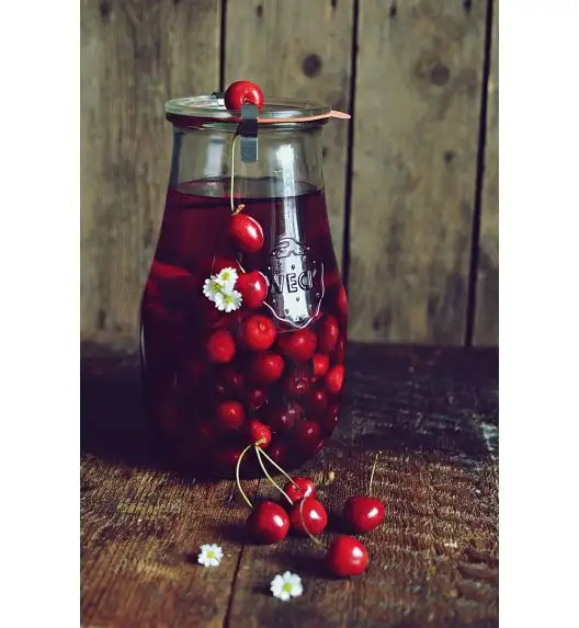 WYPRZEDAŻ! WECK TULIP Komplet 4 słoików bez pokrywki 2,7l