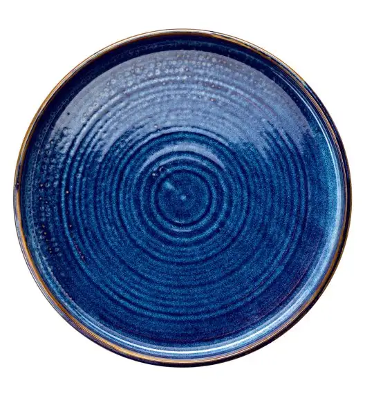 WYPRZEDAŻ! VERLO DEEP BLUE Talerz płaski 25 cm