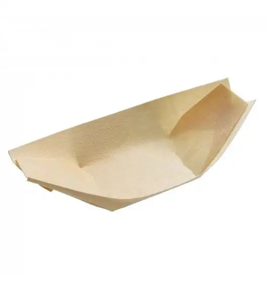 WYPRZEDAŻ! VERLO FingerFood Naczynie bambusowe łódka 6,5 x 11,5 cm / 50 szt.