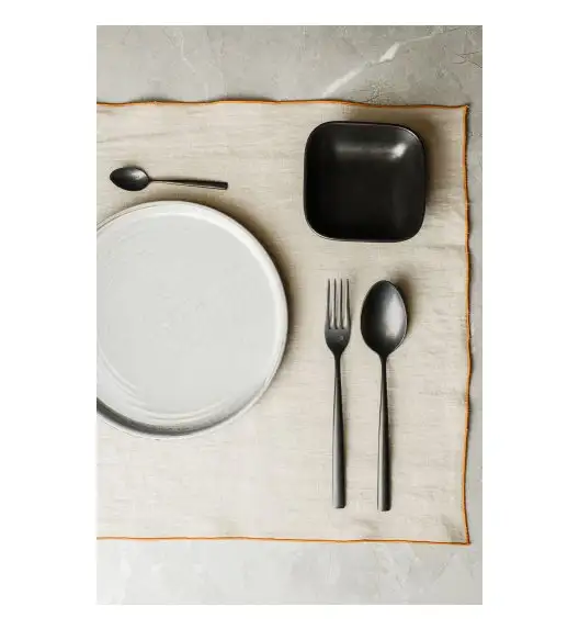 WYPRZEDAŻ! VERLO SU BLACK Łyżeczka do latte LUZ / stal nierdzewna