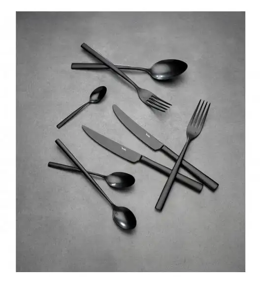 WYPRZEDAŻ! VERLO SU BLACK Łyżeczka do latte LUZ / stal nierdzewna