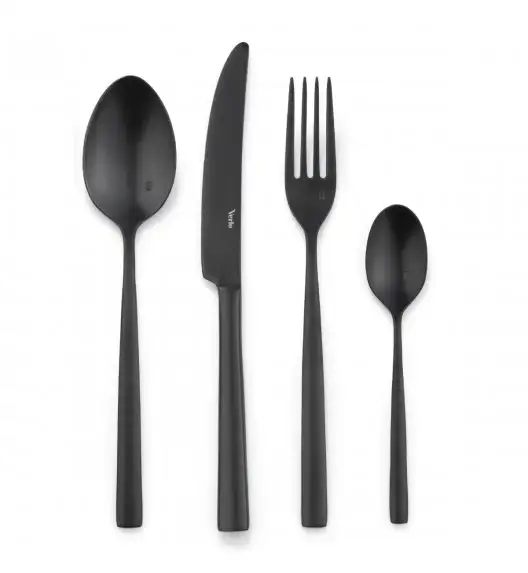 WYPRZEDAŻ! VERLO SU BLACK Łyżeczka do latte LUZ / stal nierdzewna