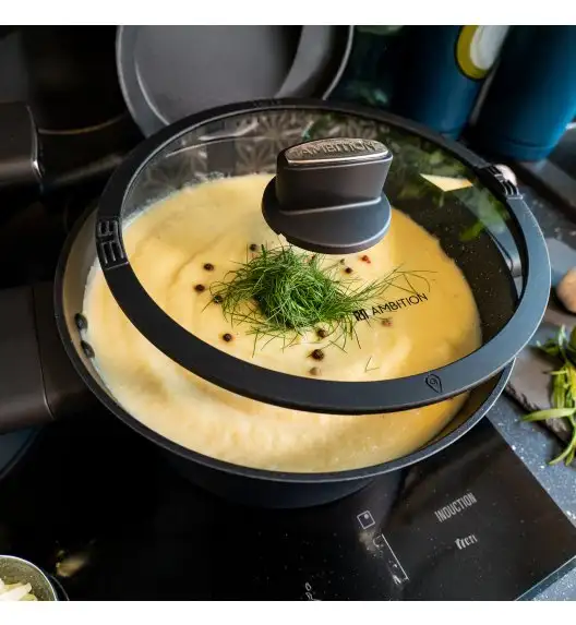 AMBITION | AZZURRO GARNEK 20 CM 2,3 L POKRYWKA INDUKCJA