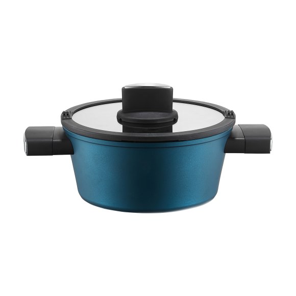 AMBITION | AZZURRO GARNEK 24CM 4 L POKRYWKA INDUKCJA