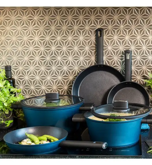 AMBITION | AZZURRO GARNEK 24CM 4 L POKRYWKA INDUKCJA