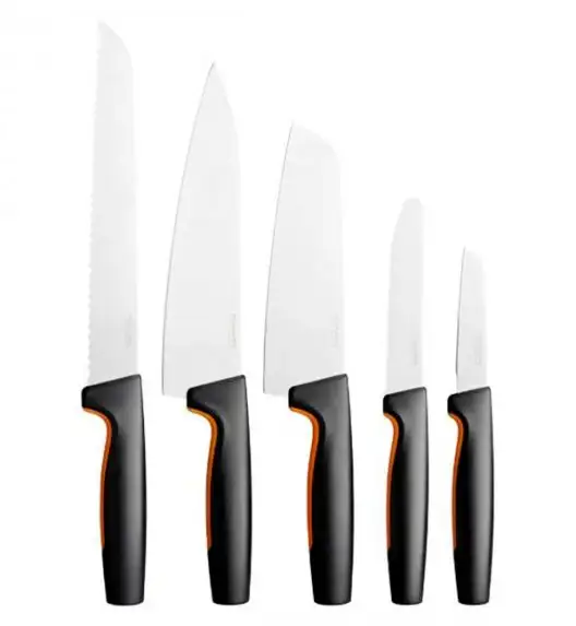 FISKARS FUNCTIONAL FORM 1057558+1057564 Komplet 8 noży (5+3) w pudełkach / stal nierdzewna