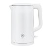 MG HOME | CZAJNIK ELEKTRYCZNY 1,7 L Z PODWÓJNĄ OBUDOWĄ BIAŁY
