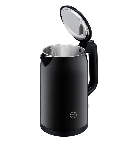 MG HOME | CZAJNIK ELEKTRYCZNY 1,7 L Z PODWÓJNĄ OBUDOWĄ CZARNY