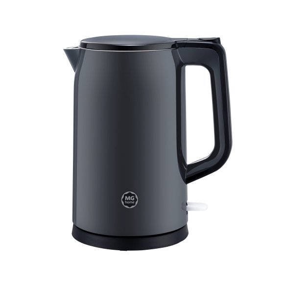 MG HOME | CZAJNIK ELEKTRYCZNY 1,7 L Z PODWÓJNĄ OBUDOWĄ SZARY
