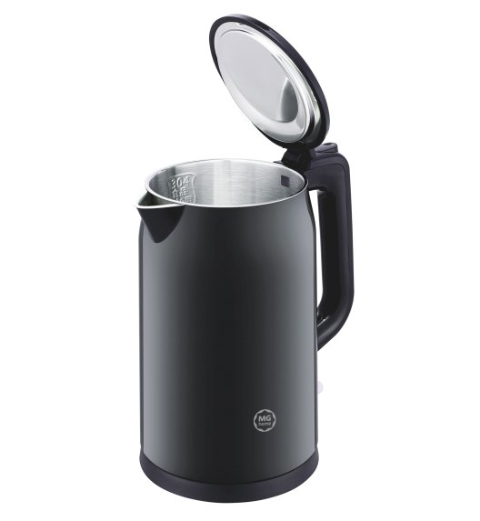 MG HOME | CZAJNIK ELEKTRYCZNY 1,7 L Z PODWÓJNĄ OBUDOWĄ SZARY