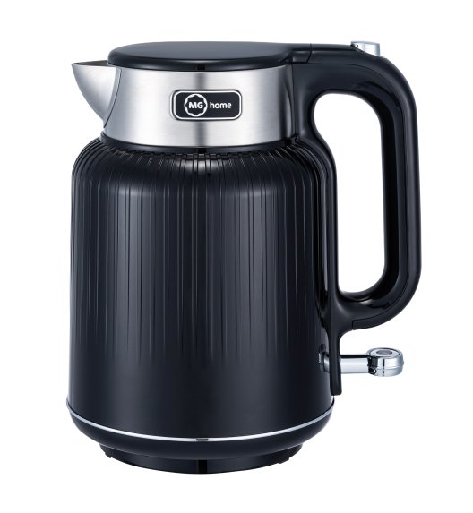 MG HOME | CZAJNIK ELEKTRYCZNY 1,7 L Z PODWÓJNĄ OBUDOWĄ TŁOCZONY (CZARNY)
