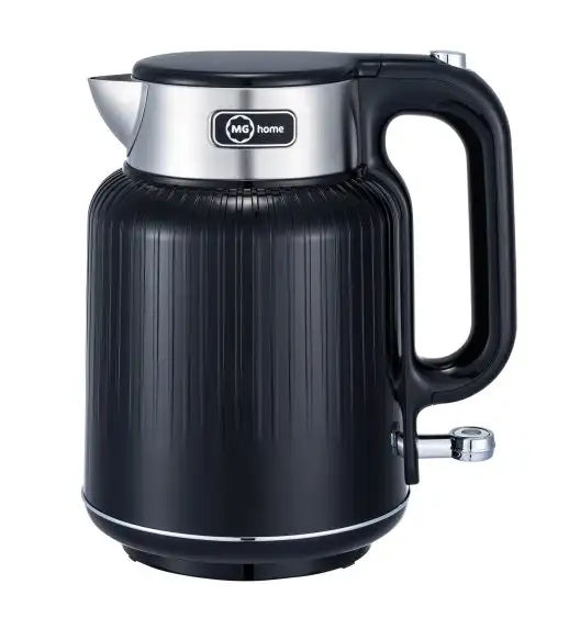 MG HOME | CZAJNIK ELEKTRYCZNY 1,7 L Z PODWÓJNĄ OBUDOWĄ TŁOCZONY (CZARNY)