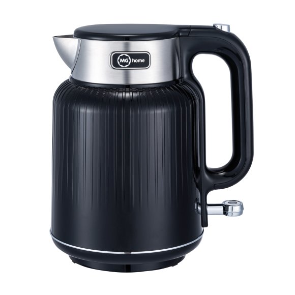 MG HOME | CZAJNIK ELEKTRYCZNY 1,7 L Z PODWÓJNĄ OBUDOWĄ TŁOCZONY (CZARNY)