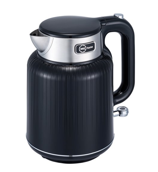 MG HOME | CZAJNIK ELEKTRYCZNY 1,7 L Z PODWÓJNĄ OBUDOWĄ TŁOCZONY (CZARNY)