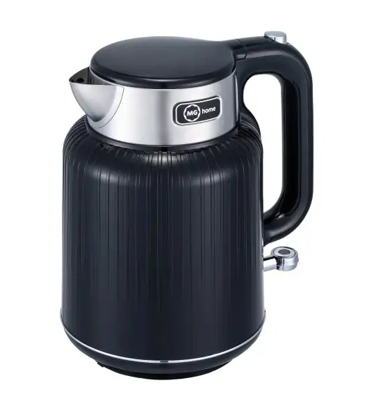 MG HOME | CZAJNIK ELEKTRYCZNY 1,7 L Z PODWÓJNĄ OBUDOWĄ TŁOCZONY (CZARNY)