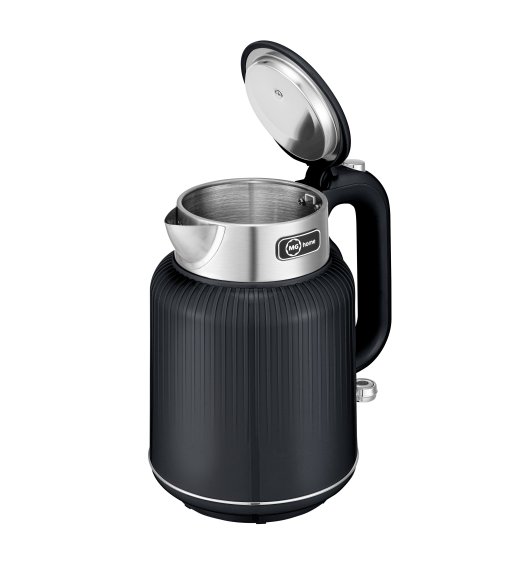MG HOME | CZAJNIK ELEKTRYCZNY 1,7 L Z PODWÓJNĄ OBUDOWĄ TŁOCZONY (CZARNY)