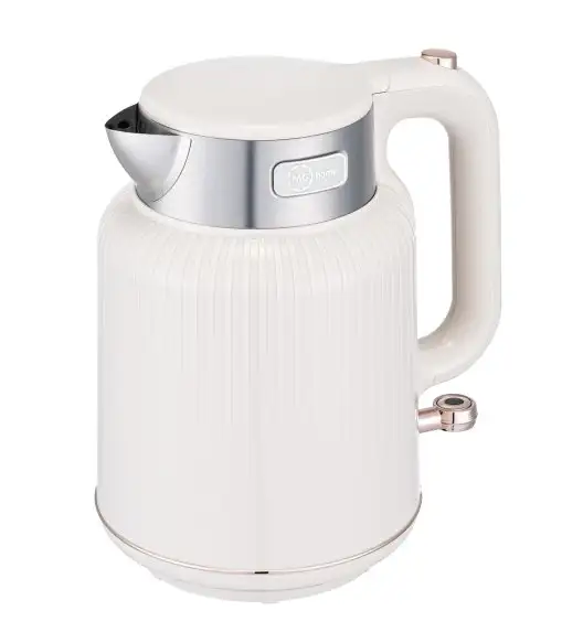 MG HOME | CZAJNIK ELEKTRYCZNY 1,7 L Z PODWÓJNĄ OBUDOWĄ TŁOCZONY (KREMOWY)