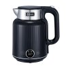 MG HOME | CZAJNIK ELEKTRYCZNY 1,5 L Z PODWÓJNĄ OBUDOWĄ Z REGULACJĄ TEMPERATURY (CZARNY)