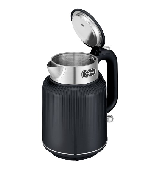 MG HOME | CZAJNIK ELEKTRYCZNY 1,5 L Z PODWÓJNĄ OBUDOWĄ Z REGULACJĄ TEMPERATURY (CZARNY)