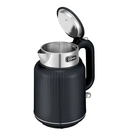 MG HOME | CZAJNIK ELEKTRYCZNY 1,5 L Z PODWÓJNĄ OBUDOWĄ Z REGULACJĄ TEMPERATURY (CZARNY)